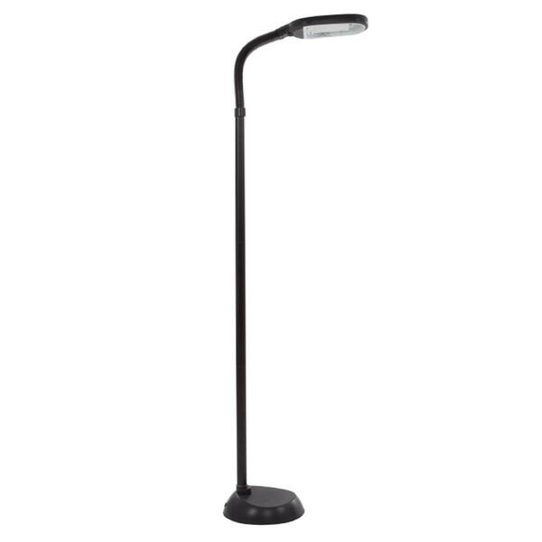 Aptitud 6 ft. Natural Full Spectrum Sunlight Reading & Crafting Floor Lamp, Black AP3242782